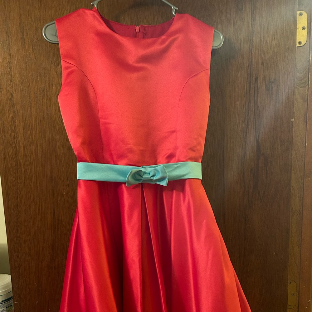 Girls red dress
